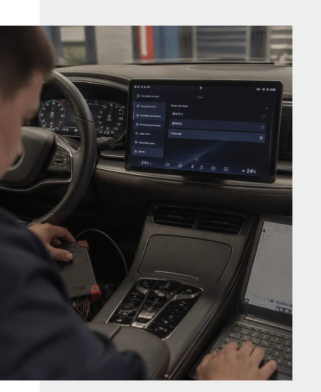 Русификация автомобиля BYD HAN для эксплуатации в Дедовске
