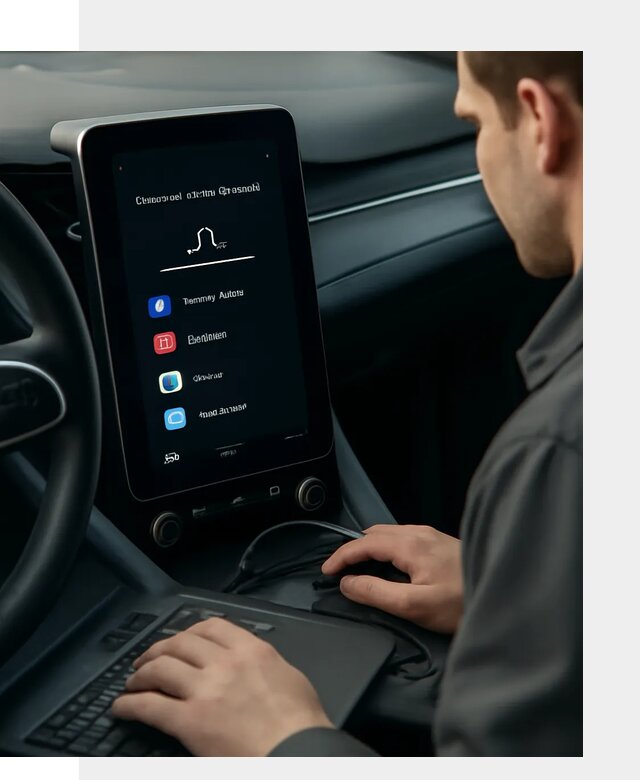 Установка приложений Lynk Co на автомобиль в Дедовске